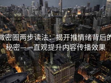 微密圈两步读法：揭开推情绪背后的秘密——直观提升内容传播效果