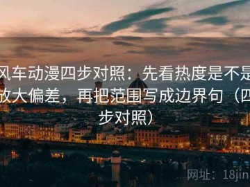 风车动漫四步对照：先看热度是不是放大偏差，再把范围写成边界句（四步对照）