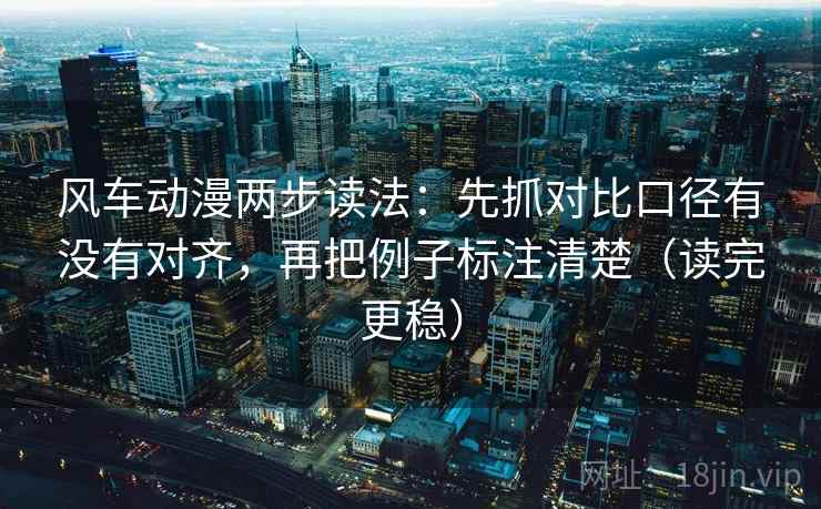 风车动漫两步读法：先抓对比口径有没有对齐，再把例子标注清楚（读完更稳）